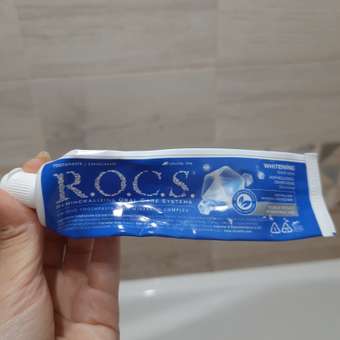 Зубная паста R.O.C.S. Отбеливающая 74г: отзыв пользователя Детский Мир