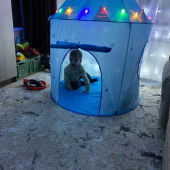 Палатка Gremlin голубая звездочки: отзыв пользователя Детский Мир