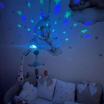 Музыкальный мобиль в кроватку Zeimas Жираф с проектором звездного неба: отзыв пользователя Детский Мир