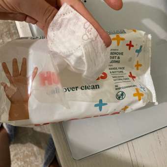 Влажные салфетки Huggies All over clean 56шт: отзыв пользователя Детский Мир