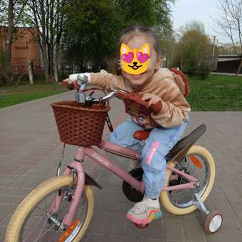 Велосипед детский Rant Vintage розовый 16: отзыв пользователя Детский Мир