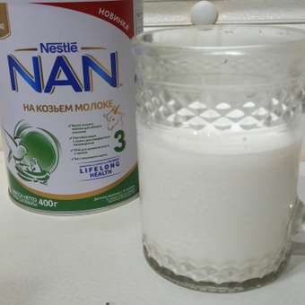 Молочко детское NAN 3 на козьем молоке 400г с 12месяцев: отзыв пользователя Детский Мир