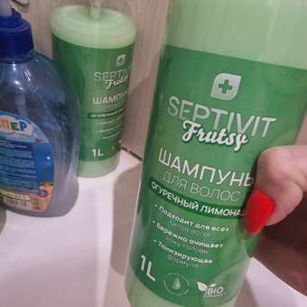 Шампунь для волос SEPTIVIT Premium Frutsy огуречный лимонад 1 л: отзыв пользователя Детский Мир