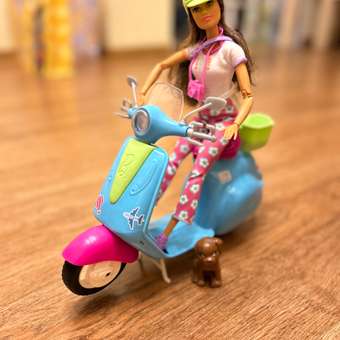 Набор игровой Barbie Кукла со скутером и аксессуарами HGM55: отзыв пользователя ДетМир