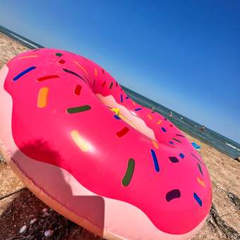 Круг для плавания Amico Пончик 100 см: отзыв пользователя Детский Мир