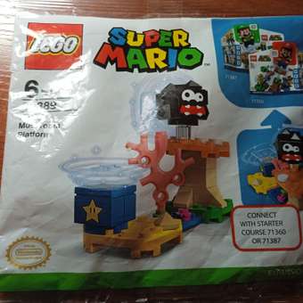 Конструктор LEGO Super Mario Лохматик и гриб-платформа 30389: отзыв пользователя ДетМир