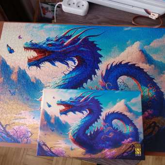 Пазл Step Puzzle Синий дракон 1000 элементов: отзыв пользователя Детский Мир