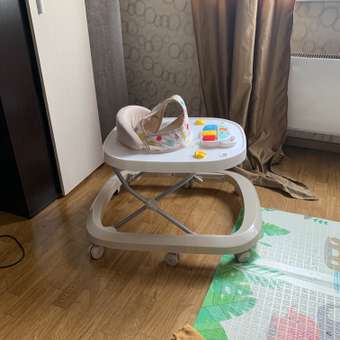 Ходунки Amarobaby Walking Baby с электронной игровой панелью Бежевый: отзыв пользователя Детский Мир