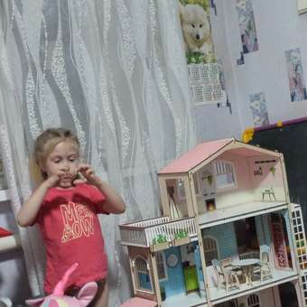 Кукольный домик с мебелью M-WOOD Симфония с лифтом с мебелью: отзыв пользователя Детский Мир