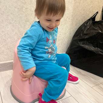 Горшок детский с крышкой Amarobaby Ergonomic розовый: отзыв пользователя Детский Мир