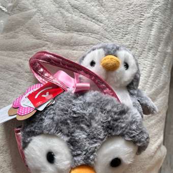 Игрушка мягкая Aurora Пингвин в сумке 201107A: отзыв пользователя Детский Мир