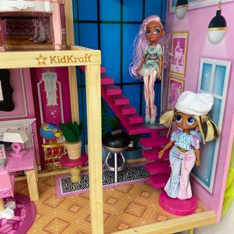 Кукольный домик  KidKraft Мерцание с мебелью 30 предметов 65949_KE: отзыв пользователя Детский Мир