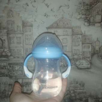 Бутылочка для кормления KUNDER антиколиковая 250 мл размер соски М 1м+ диаметр 6 см: отзыв пользователя Детский Мир