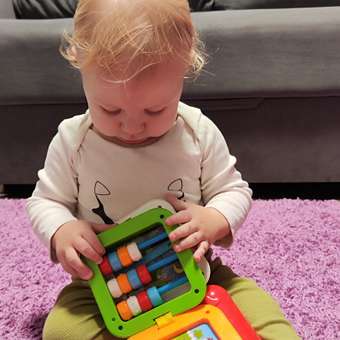 Развивающая игрушка GRACE HOUSE для малышей 7 в 1 Бизиборд Сортер Кубик: отзыв пользователя Детский Мир