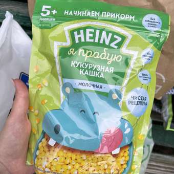 Каша молочная Heinz кукуруза 180г с 5месяцев: отзыв пользователя ДетМир