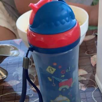 Поильник BabyGo с двойными стенками с трубочкой 300мл Blue C1-1701: отзыв пользователя Детский Мир