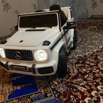 Электромобиль TOMMY Mercedes G63 AMG MB-5 белый: отзыв пользователя Детский Мир