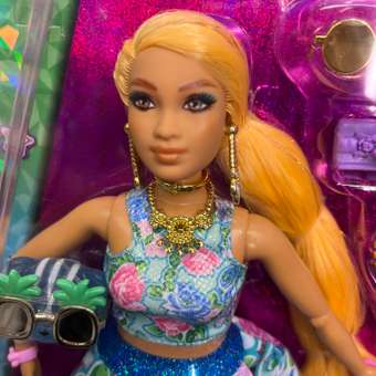 Кукла Barbie Экстра в синем платье HHN14: отзыв пользователя ДетМир