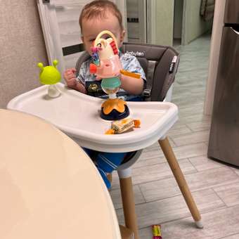 Стульчик для кормления Babyton Woody Grey трансформер: отзыв пользователя Детский Мир