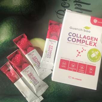 Collagen complex Малина Guarchibao с витамином С и кератином со вкусом малины: отзыв пользователя Детский Мир
