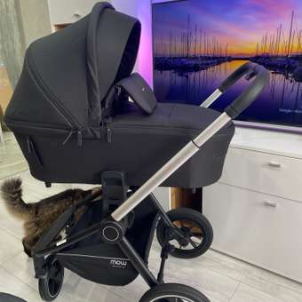 Коляска детская универсальная MOWbaby 3в1 ZOOMPU RA087 Silver Black: отзыв пользователя Детский Мир