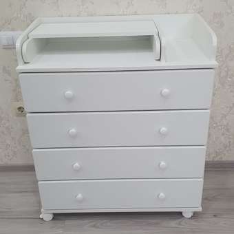 Комод Bebizaro Meier Four White Premium: отзыв пользователя Детский Мир