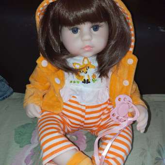Кукла Реборн QA BABY девочка Фокси силиконовая большая Reborn 42 см: отзыв пользователя Детский Мир