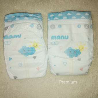 Подгузники MANU Premium S (4-8 кг) 84 шт.: отзыв пользователя ДетМир