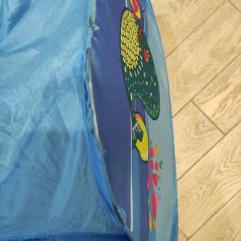 Детская игровая палатка Solmax 3 в 1 домик/туннель/бассейн 297х120х95 см голубой: отзыв пользователя Детский Мир