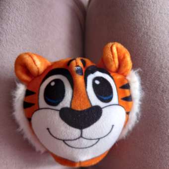 Игрушка антистресс 1TOY Жмяка-плюш с шариками Тигр 10 см: отзыв пользователя Детский Мир