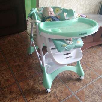 Стульчик для кормления Babyton Animals Green классический: отзыв пользователя Детский Мир
