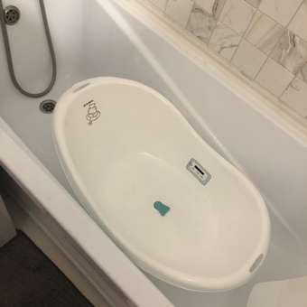 Ванночка для купания Olsson Gloria Hippo с термометром O0040101: отзыв пользователя ДетМир