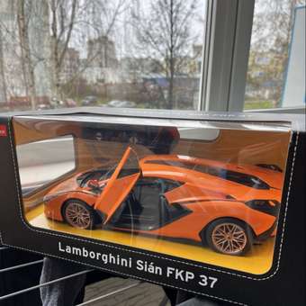 Машина Rastar РУ 1:14 Lamborghini Sian Оранжевая 97700: отзыв пользователя Детский Мир