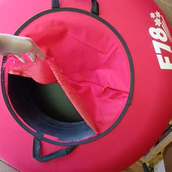 Тюбинг-ватрушка F78 Оксфорд 110 см красный: отзыв пользователя Детский Мир