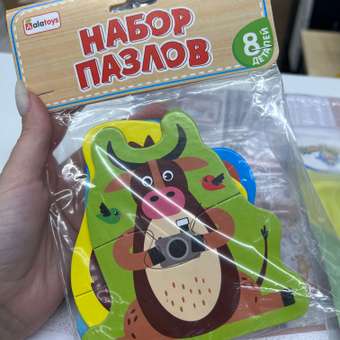 Пазл Alatoys Детские деревянные пазлы деревянный в ассортименте: отзыв пользователя Детский Мир