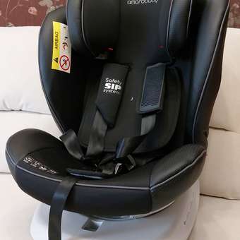 Автокресло детское CHAMPION AmaroBaby Isofix класс D группа 0+/1/2/3 черный: отзыв пользователя Детский Мир