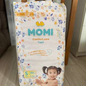 Подгузники Momi Comfort Care 102 шт. S: отзыв пользователя Детский Мир