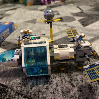 Конструктор LEGO City Space Лунная станция блочный: отзыв пользователя ДетМир