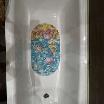 Коврик для ванны Varmax на присосках прозрачный: отзыв пользователя Детский Мир
