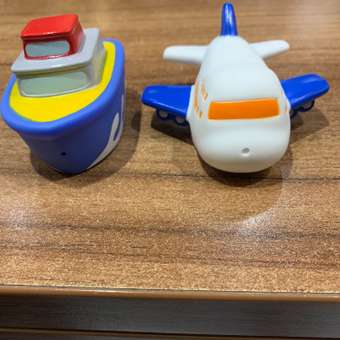 Игрушки для купания Жирафики резиновые самолёт и пароход: отзыв пользователя Детский Мир