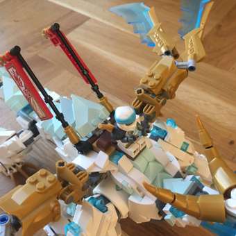 Конструктор LEGO NINJAGO Ледяной дракон Зейна блочный: отзыв пользователя Детский Мир