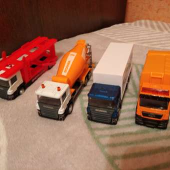 Бетономешалка Mobicaro Scania 1:64 без механизмов: отзыв пользователя ДетМир