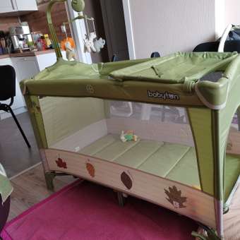 Манеж-кровать Babyton Dreamy Green: отзыв пользователя ДетМир