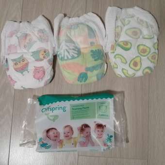 Трусики-подгузники Offspring Travel pack L 9-14 кг 3 шт 3 расцветки: отзыв пользователя Детский Мир