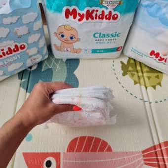 Подгузники-трусики MyKiddo ультратонкие Elite Kids L 9-14 кг 3 упаковки по 36 шт: отзыв пользователя Детский Мир
