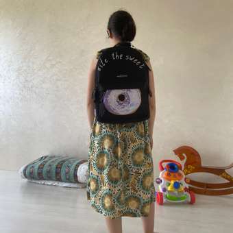 Рюкзак школьный Bruno Visconti молодежный черный DONUT: отзыв пользователя Детский Мир
