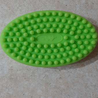 Губка антибактериальная ROXY-KIDS для купания массажер салатовый: отзыв пользователя Детский Мир