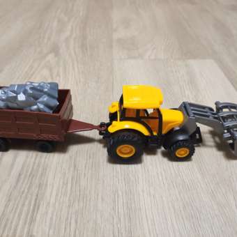 Трактор Veld Co с захватом и прицепом инерционный: отзыв пользователя Детский Мир
