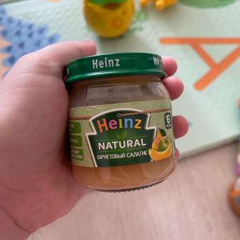 Пюре Heinz фруктовый салатик 80г с 6месяцев: отзыв пользователя ДетМир