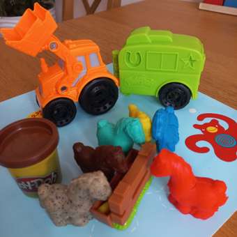 Набор игровой Play-Doh Фермерский трактор F1012: отзыв пользователя ДетМир